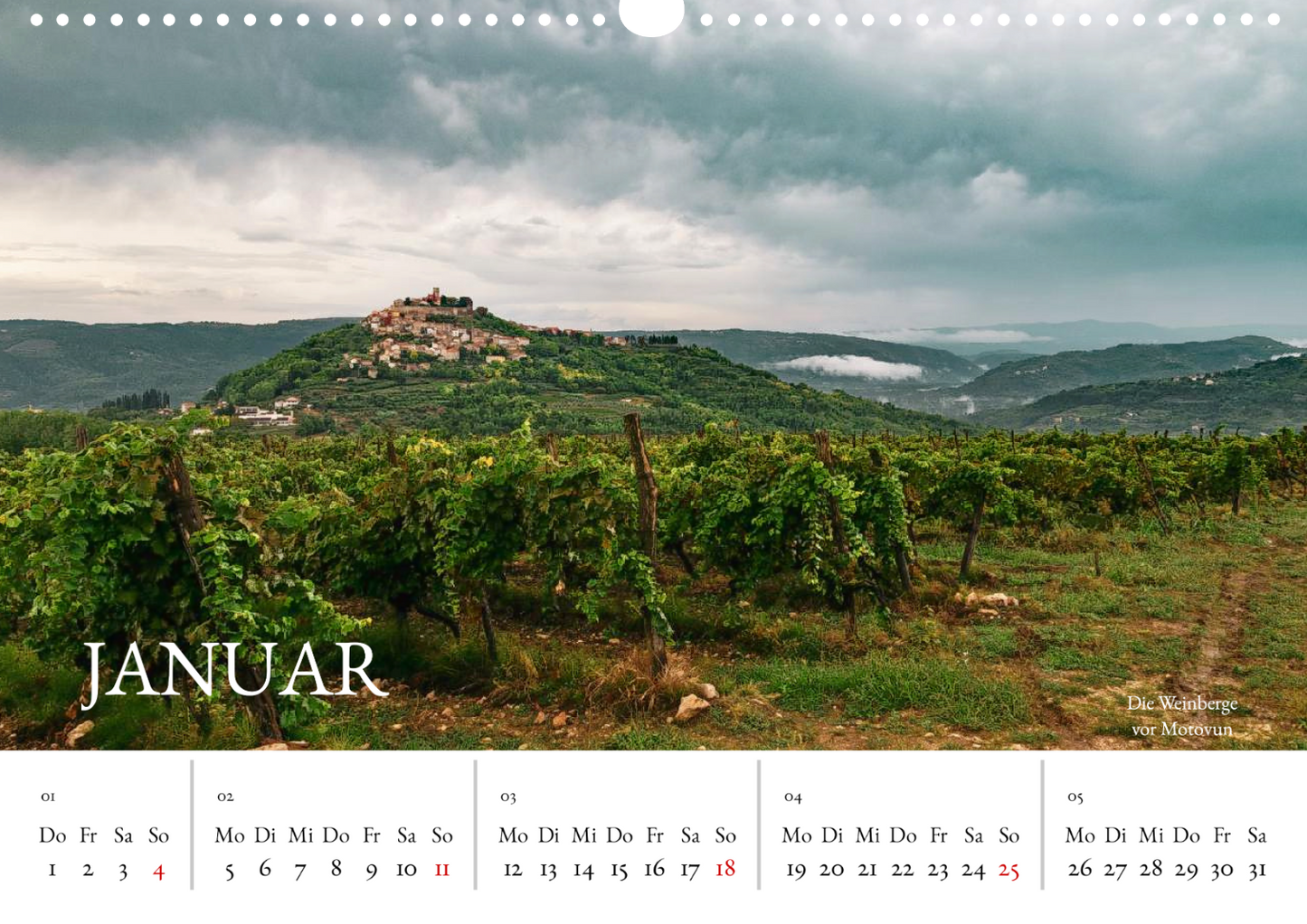 Kalender Istrien 2026