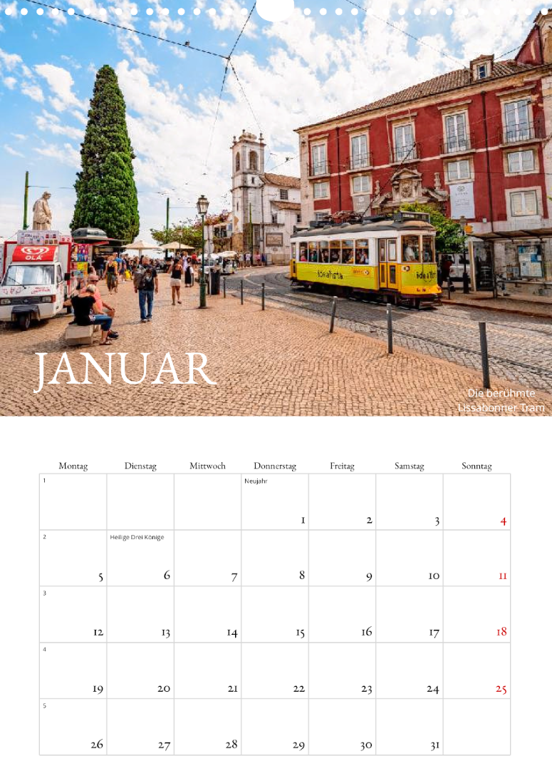Kalender Lissabon 2026