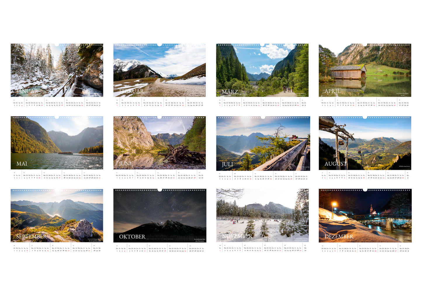 Kalender Berchtesgaden 2026