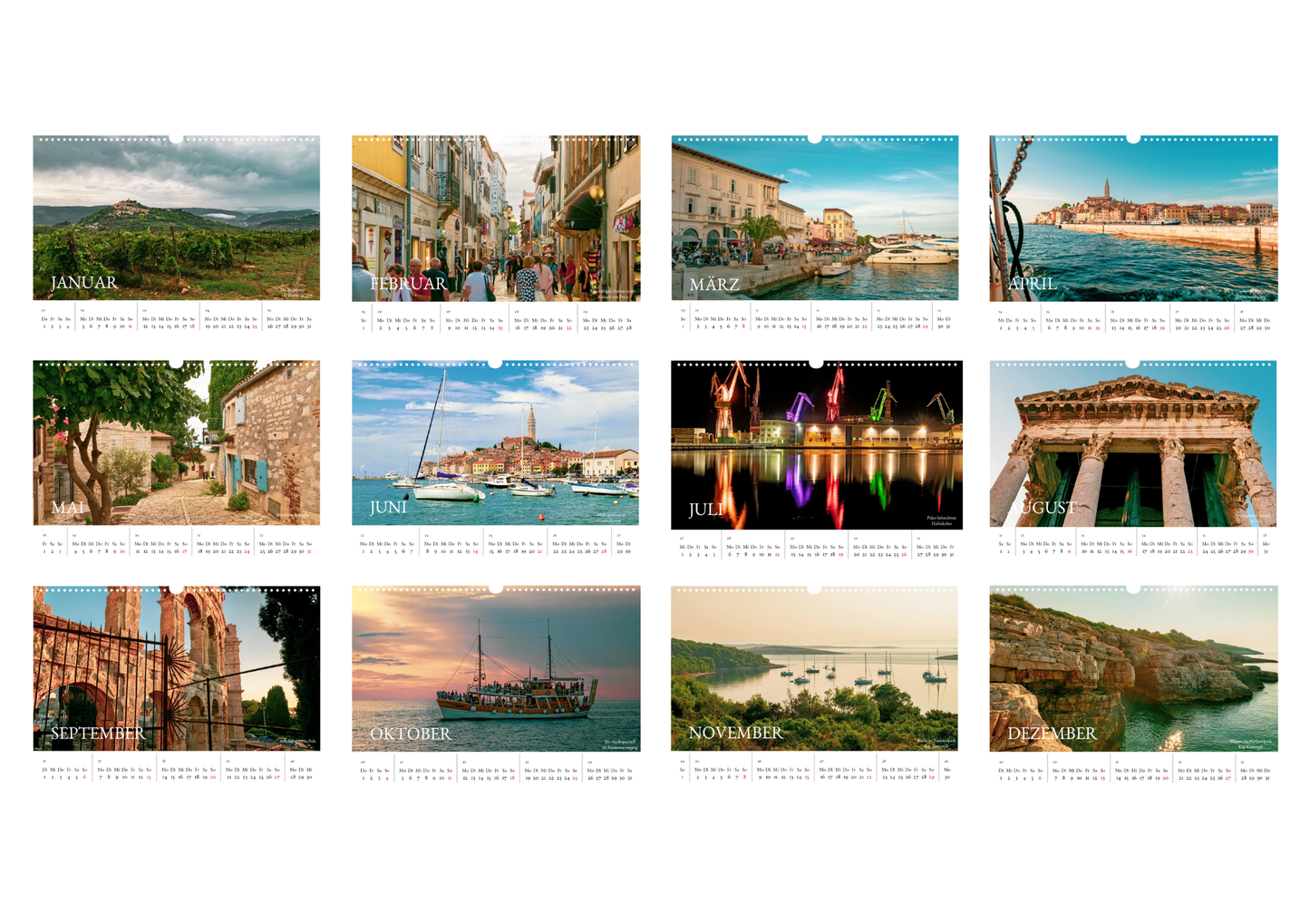 Kalender Istrien 2026