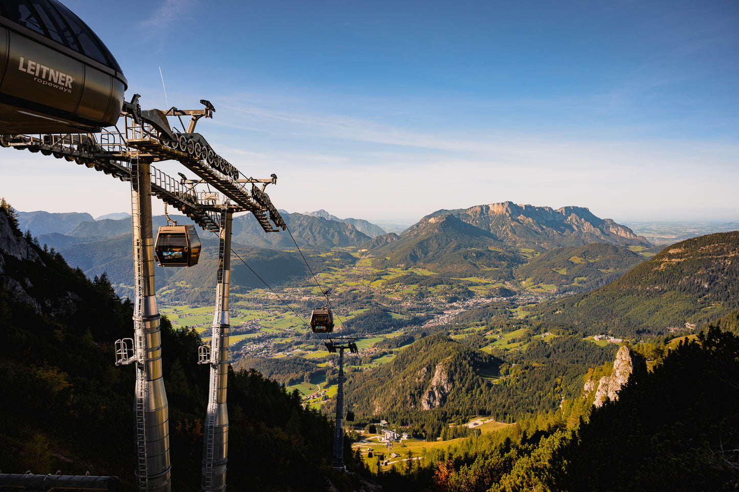 Mit der Jennerbahn ins Tal
