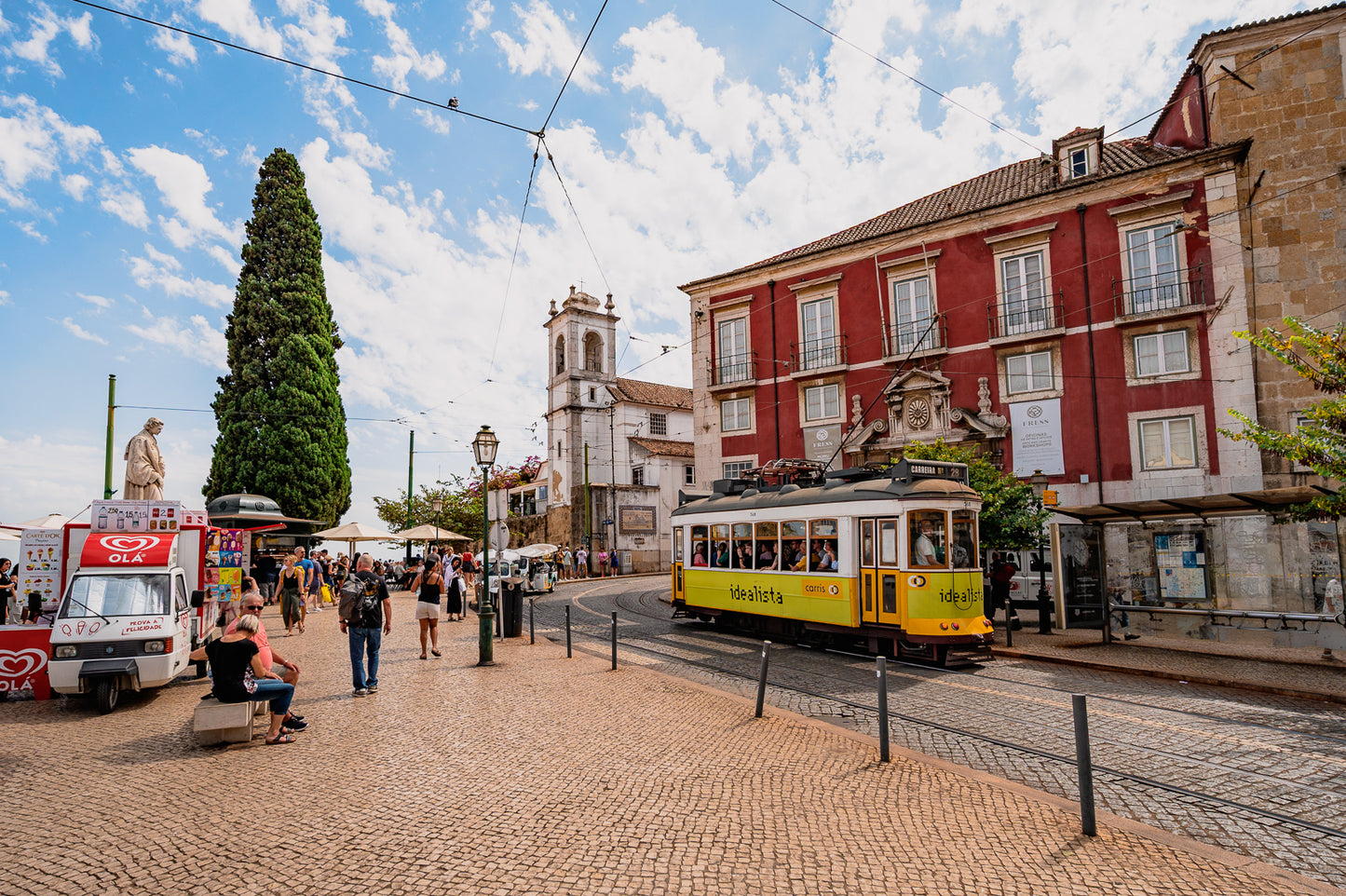 Historische Straßenbahn in Lissabon