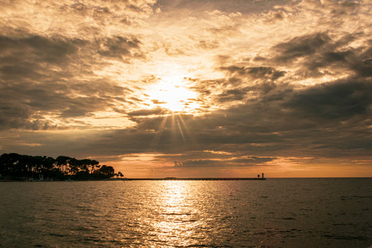Sonnenuntergang am Meer