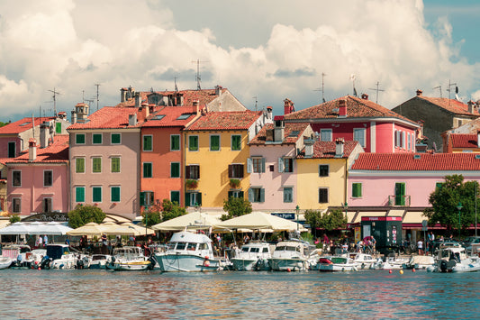 Malerische Hafenstadt