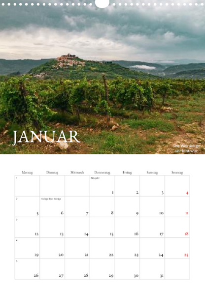 Kalender Istrien 2026