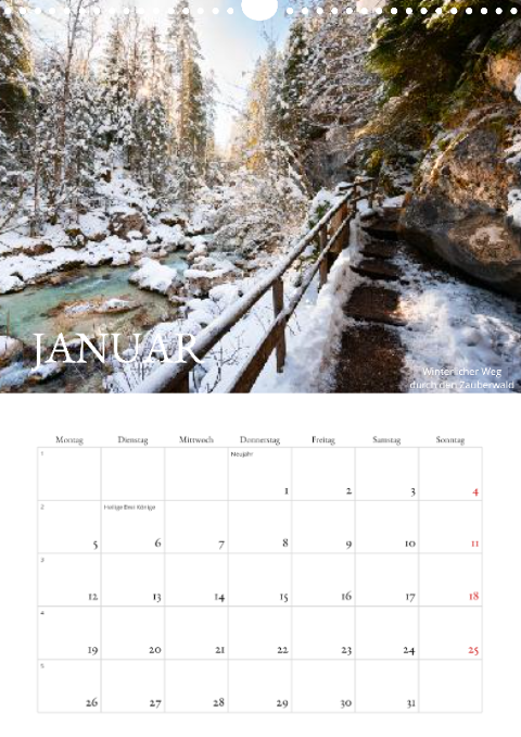 Kalender Berchtesgaden 2026